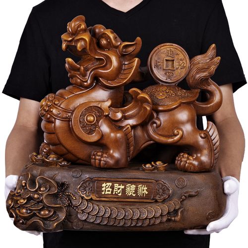 招财开业貔貅摆件一对大号皮丘聚财客厅店铺摆件