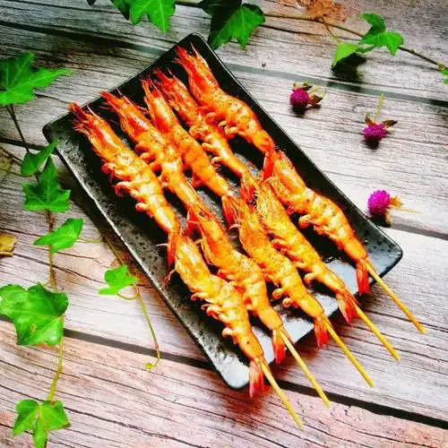 吃过很多次烧烤,总是遇不到好吃的,还不如自己烤的虾串香
