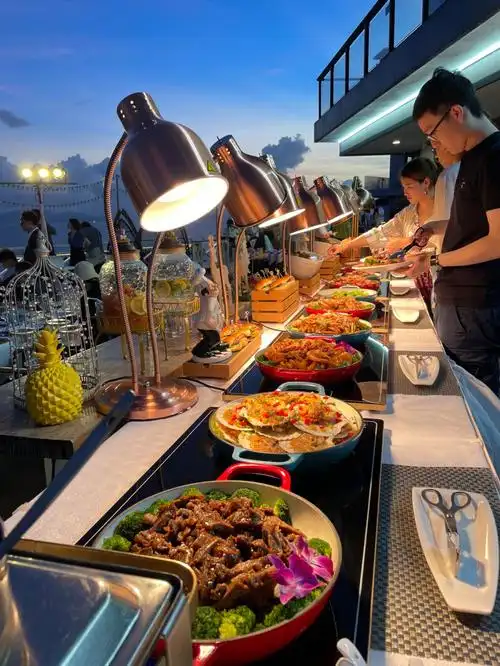 户外婚礼自助餐