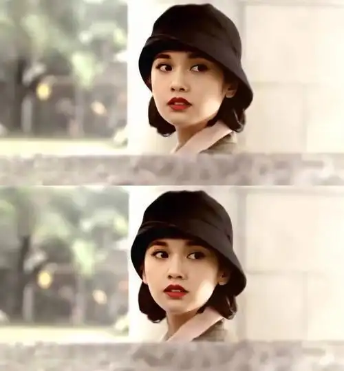 为杨丞琳的复古造型疯狂心动