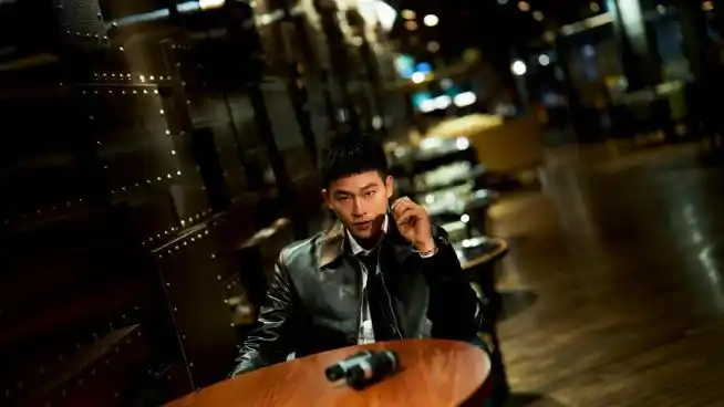 欧豪寸头痞帅##欧豪皮衣寸头的帅