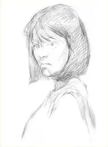 一步一步教素描画人物 一步一步教素描画人物妈妈