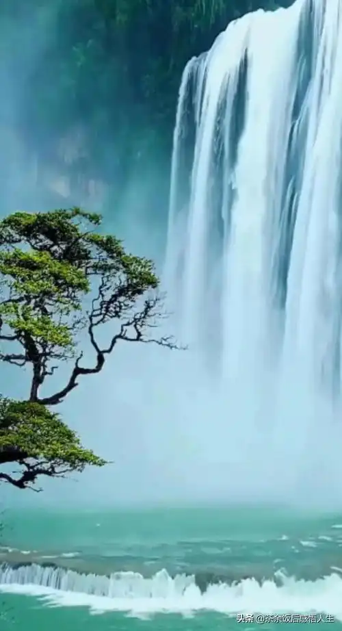 山水的相依,像是刚与柔的结合,似是动与静的对比.