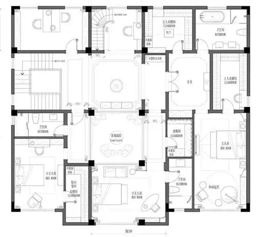 别墅豪宅500平米装修案例_效果图 - 500㎡别墅,灵山多秀色,空水共氤氲