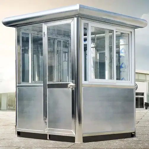 不锈钢电动门,岗亭图片,栏栅道闸小区岗亭