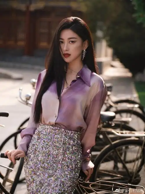 朱珠和高珠适配度##朱珠流光缤纷大片