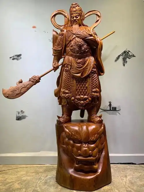 实物尺寸:长60宽48高170招财,辟邪#木雕#根雕#木雕工艺品#根雕摆