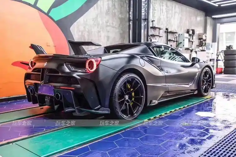 法拉利488改装mansory迈莎锐碳纤维包围套件-改装作品-玩车之家