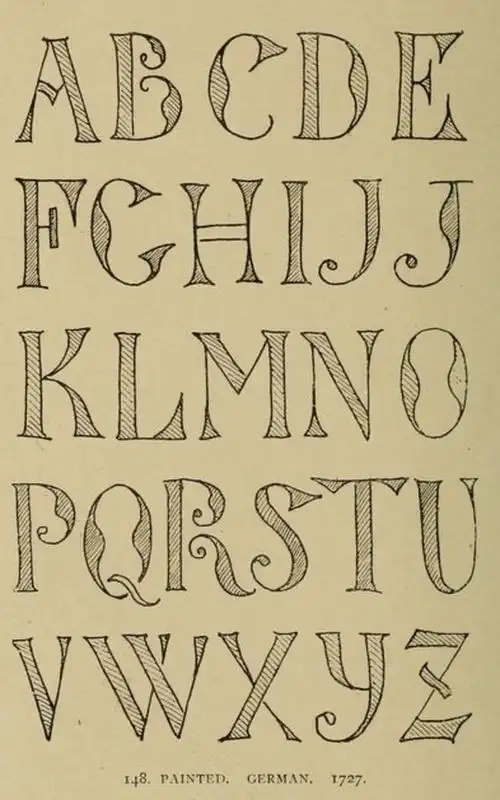 英文字体.手绘.设计.手写.26个字母.