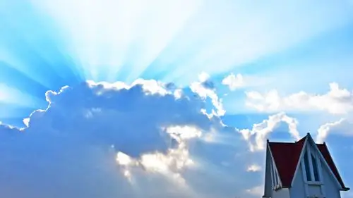 透过云彩的阳光,高清图片,电脑桌面-壁纸族