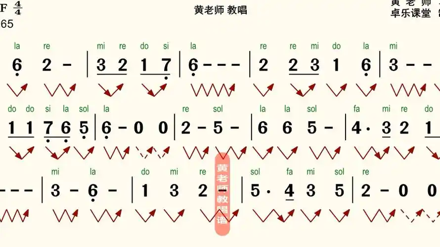 学简谱 #学唱歌学简谱 #音乐教唱 简谱每日一练《视唱练习14》人声跟