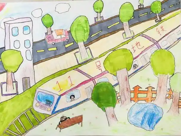 地铁图片简笔画 地铁图片简笔画卡通