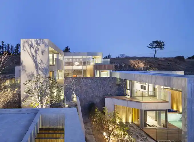 韩国济州岛贝希尔泳池别墅