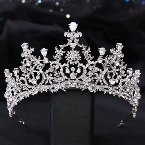 新款公主生日女王冠锆石款婚礼皇冠 新娘头饰结婚发饰婚纱头饰品