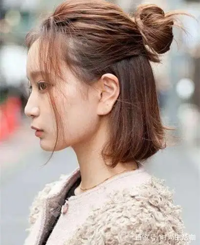 女生短发也可以扎的很时尚 让你一星期不重样