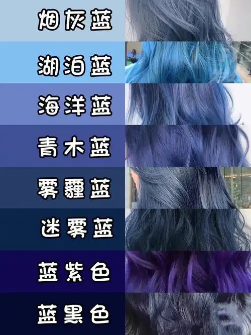 2022蓝色发色大合集与众不同的染发