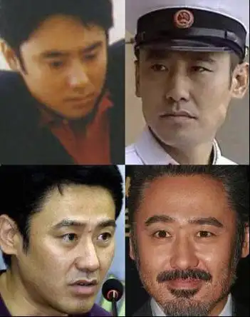 吴秀波年轻时候照片曝光吴秀波的头发胡子是真白还是染白的