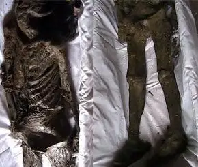 古尸毛发可见(图片旧事) 浦城惊现完整男木乃伊
