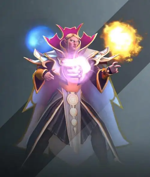 祈求者卡尔.祈求者卡尔是dota世界中最强大的法师之一.