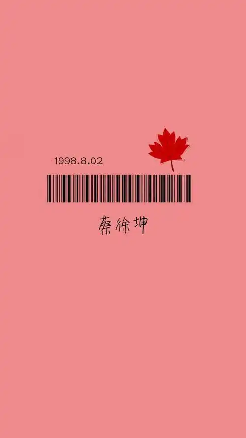 蔡徐坤文字壁纸