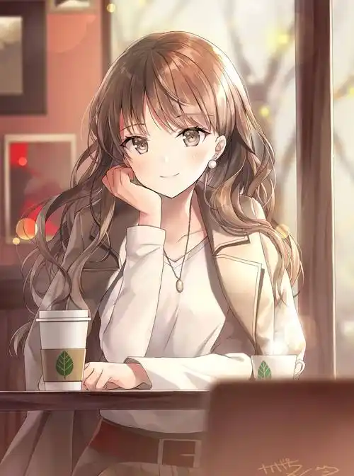 原创知性优雅的二次元动漫小姐姐高清图片