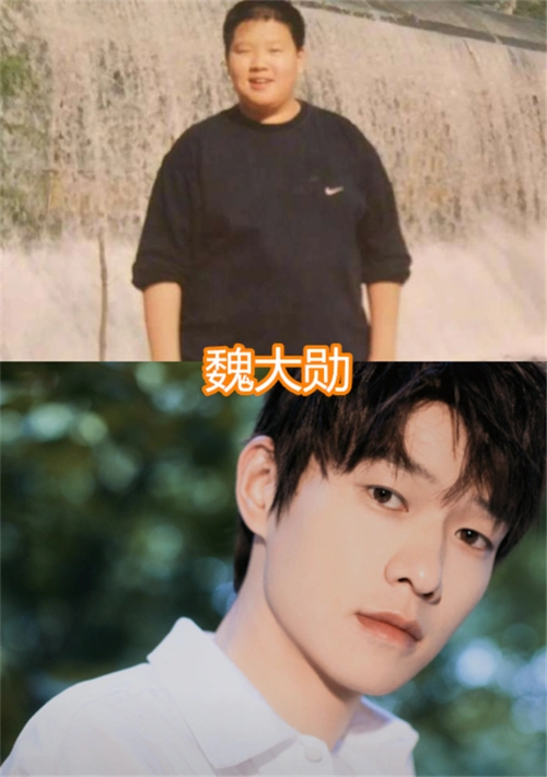 原创明星出道前后的对比肖战魏大勋瘦成男神而他却变胖不少