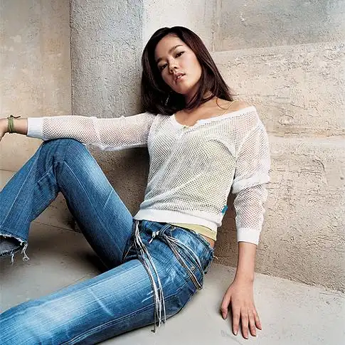 韩佳人 代言韩国牛仔休闲品牌jambangee