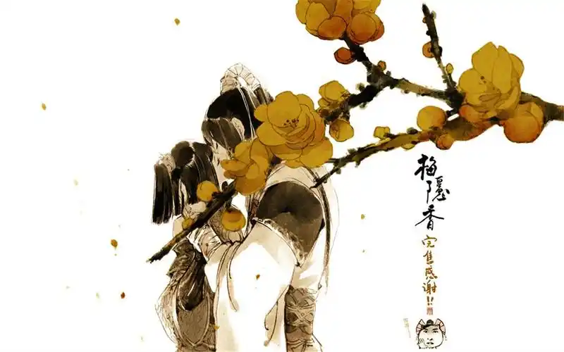 唯美中国古风人物爱情手绘壁纸图片下载-卡通动漫-手机壁纸下载-美桌