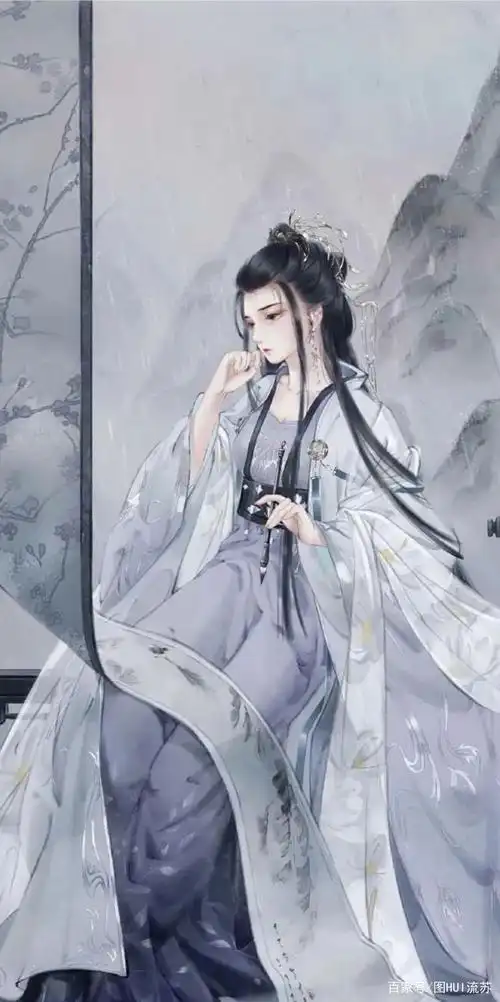 古风少女插画壁纸