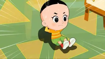 大头儿子:大头好样的,在家锻炼身体,脑袋上都出汗了