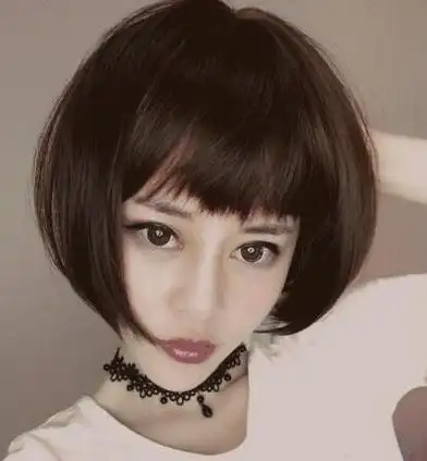 女生中短发修脸刘海发型图片 中短发刘海,修脸刘海 _ 图片网