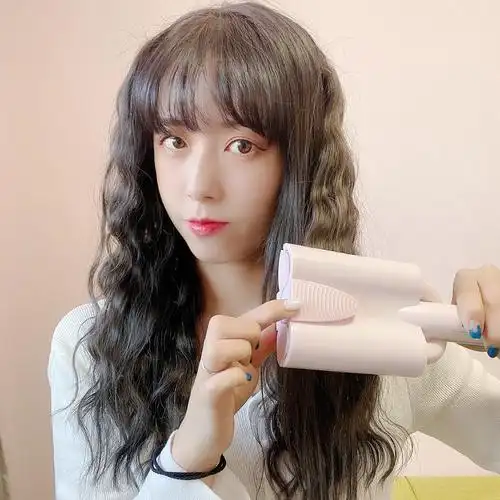 蛋卷头卷发棒大卷蛋糕夹板蛋蛋卷水波纹烫头发卷发神器懒人电卷棒