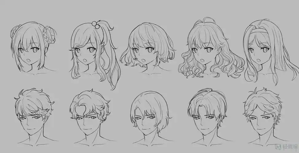 作业:从零开始学动漫之动漫人物头发的画法与训练技巧 - rh-1-231-撸