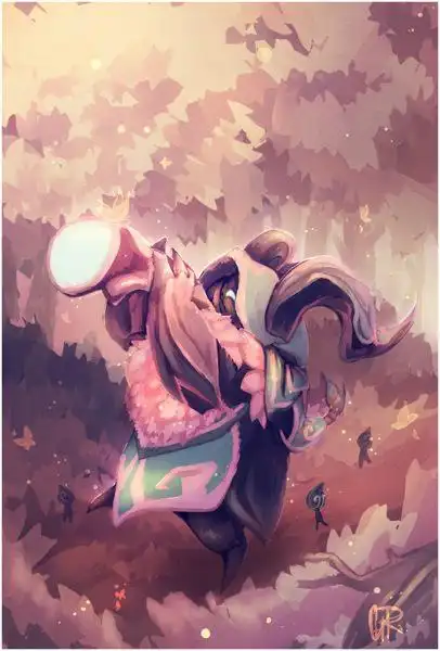 lol新英雄巴德同人画赏析:外型萌叔_lol英雄原画_52pk英雄联盟专区