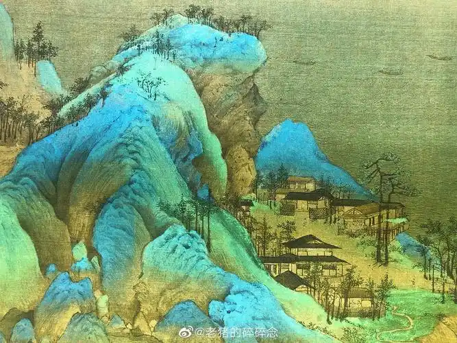 《千里江山图》北宋 王希孟|王希孟|千里江山图