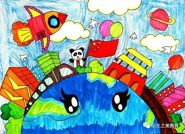 【美术案例】收藏!建国70周年优秀儿童画题材独家分享