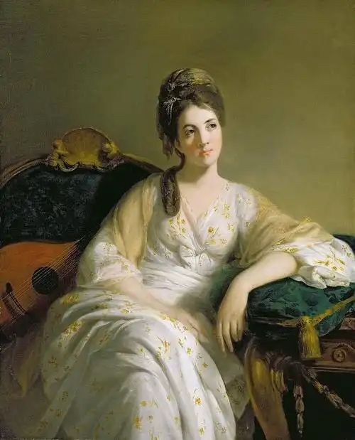 2518384-tilly kettle - 贵妇 公主 油画 - 中艺名画-专业名画复制品