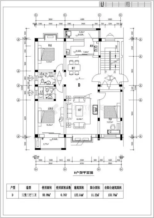 某地6层住宅楼全套建筑设计施工图