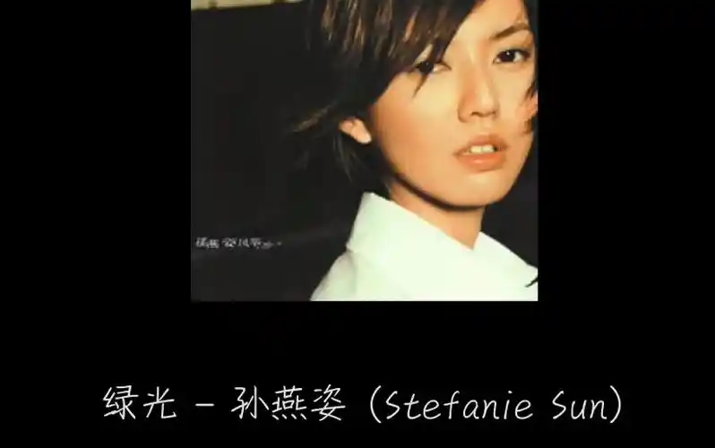 孙燕姿 绿光 动态歌词