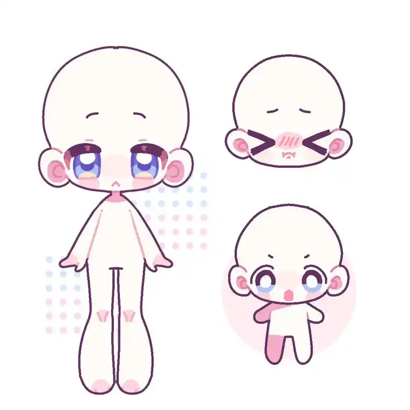 抱图吱吱| 146111ω6107)565656 #q版人物 #绘画