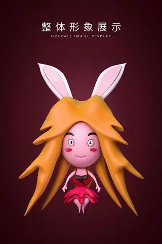 卡通形象"m-girl"设计