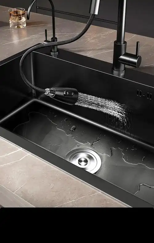 尔沫厨房水槽单槽洗菜盆单槽洗菜池304不锈钢洗手盆大台下盆洗碗槽淘