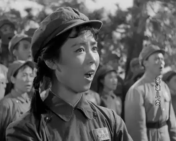 《英雄儿女》剧照,刘尚娴饰演王芳