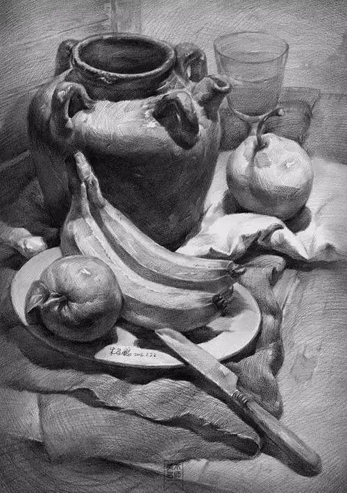 12位名师,100张优秀素描静物