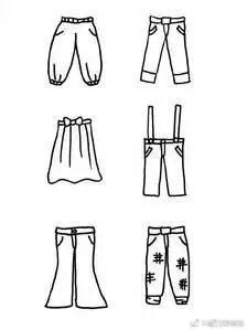 衣服儿童简笔画绘画步骤教程6夏装简笔画 第1页幼儿男服饰简笔画夏季