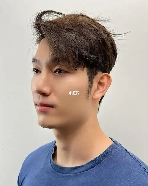 男士三七微分碎盖