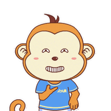 欢跃猴卡通搞笑动态表情包