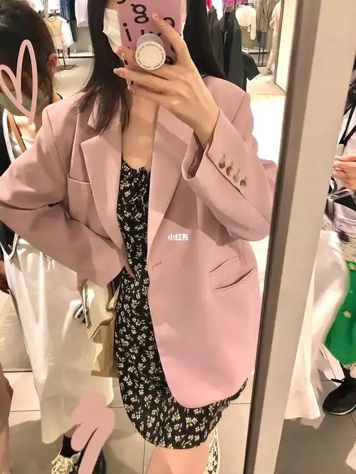 在考虑粉色西装的冲就完了75#早春穿搭  #每日穿搭