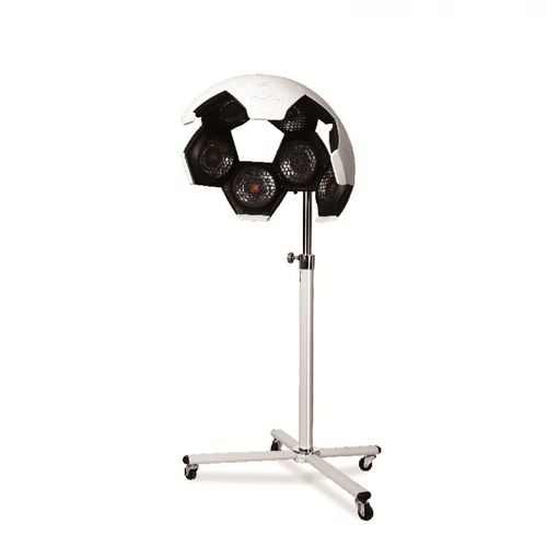 豪华足球星电脑烫发飞碟加速器美发定型烘发机冷烫加器加热机器 白色