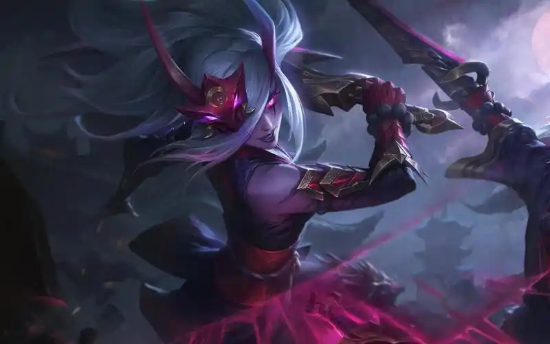 leagueoflegends腥红之月卡特琳娜皮肤特效1080p60